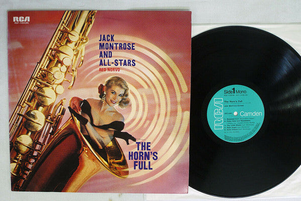 The Jack Montrose Quintet - The Horn's Full (Vinyl, LP, Reissue, Mono) Very Good Plus (VG+) / Very Good (VG)