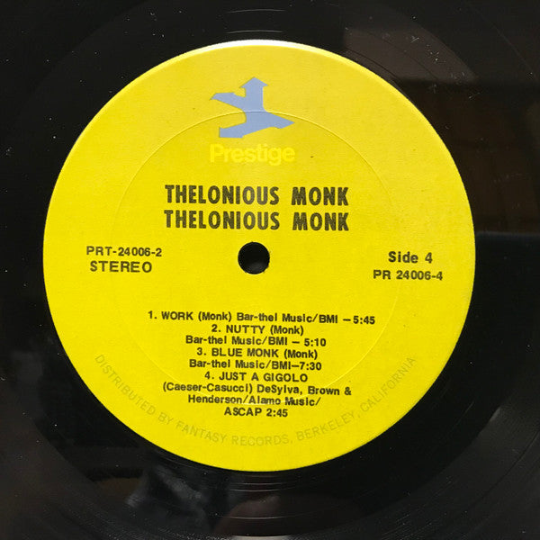 Thelonious Monk - Thelonious Monk (2xVinyl, LP, Compilation, Stereo) Very Good (VG) / Good Plus (G+)