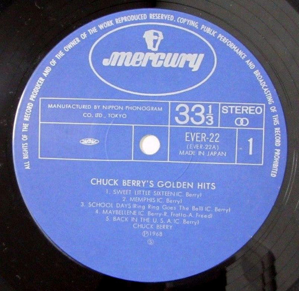 Chuck Berry - Johnny B. Goode Chuck Berry's Golden Hits (Vinyl, LP,...