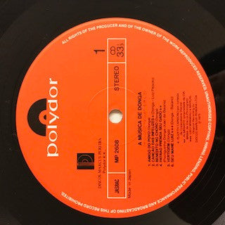 Various - A Música De Donga (Vinyl, LP, Album) Very Good Plus (VG+) / Very Good Plus (VG+)