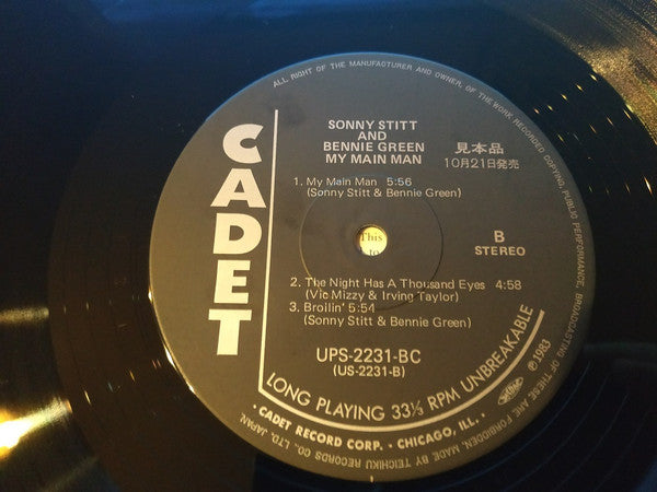 Sonny Stitt - My Main Man (Vinyl, LP, Album, Promo) Very Good Plus (VG+) / Very Good (VG)