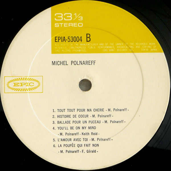 Michel Polnareff - Michel Polnareff (Vinyl, LP, Album, Stereo) Very Good Plus (VG+) / Good Plus (G+)