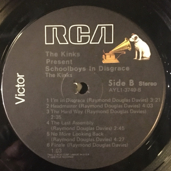 The Kinks - The Kinks Present Schoolboys In Disgrace (Vinyl, LP, Album, Reissue, Stereo) Very Good Plus (VG+) / Very Good Plus (VG+)