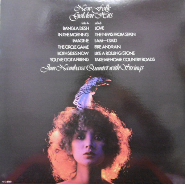 Jun Nambara Quintet With Strings - New Folk Golden Hits (Vinyl, LP, Album, Quadraphonic) Very Good (VG) / Very Good (VG)