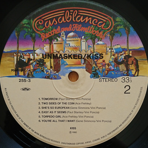 Kiss - Unmasked (Vinyl, LP, Album, Stereo)