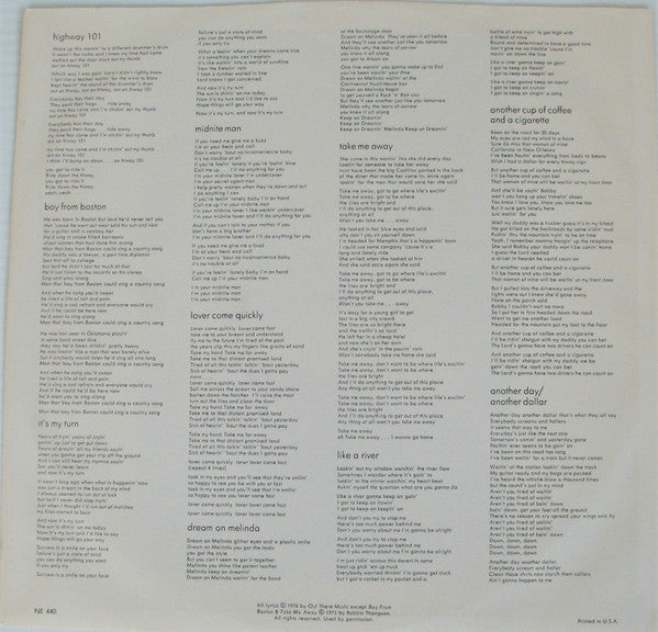 Robbin Thompson - Robbin Thompson (Vinyl, LP, Album) Very Good Plus (VG+) / Very Good Plus (VG+)