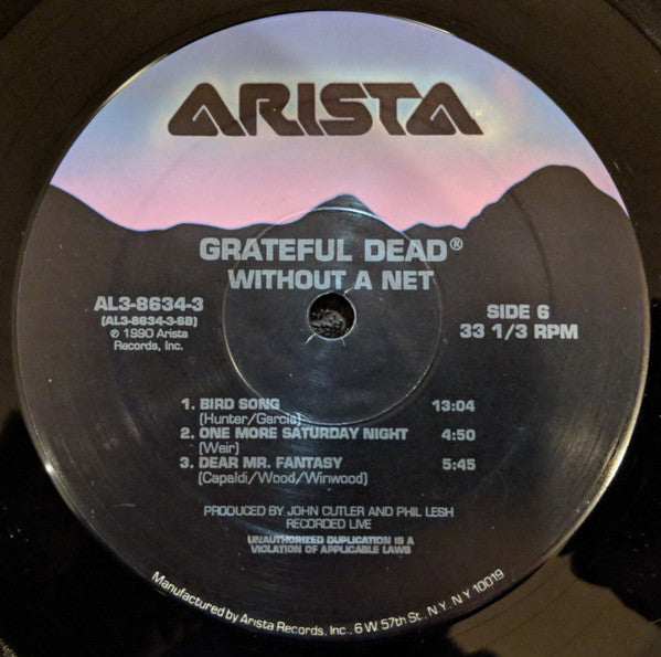 The Grateful Dead - Without A Net (3xVinyl, LP, Album) Near Mint (NM or M-) / Very Good Plus (VG+)