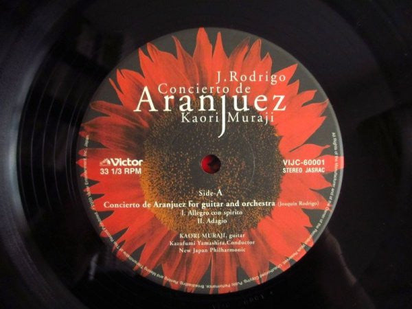 Kaori Muraji - Concierto De Aranjuez (Vinyl, LP, Album) Very Good Plus (VG+) / Very Good (VG)