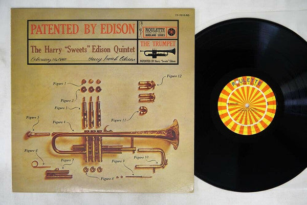 The Harry "Sweets" Edison Quintet - Patented By Edison (Vinyl, LP, Album, Reissue, Stereo) Good Plus (G+) / Very Good Plus (VG+)