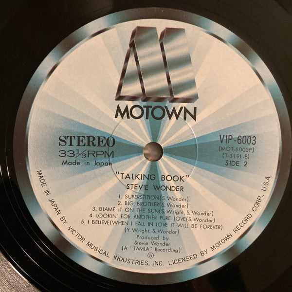 Stevie Wonder - Talking Book (Vinyl, LP, Album, Reissue, Stereo) Good Plus (G+) / Good Plus (G+)