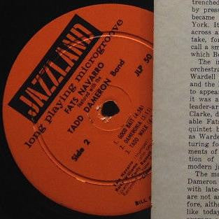 Fats Navarro - Fats Navarro Featured With The Tadd Dameron Quintet (Vinyl, LP, Album, Mono) Very Good Plus (VG+) / Very Good (VG)