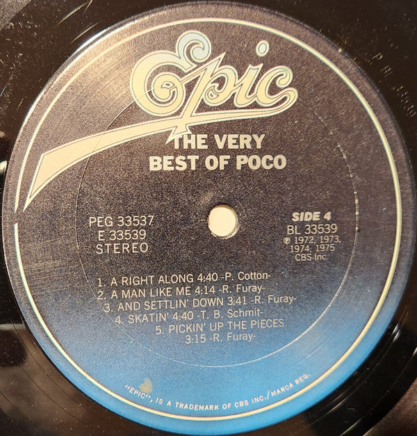 Poco (3) - The Very Best Of Poco (2xVinyl, LP, Compilation, Reissue, Stereo) Very Good Plus (VG+) / Very Good Plus (VG+)