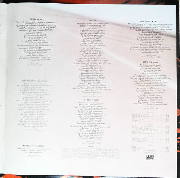 Crosby, Stills, Nash & Young - 4 Way Street (2xVinyl, LP, Album, Reissue) Near Mint (NM or M-) / Very Good Plus (VG+)