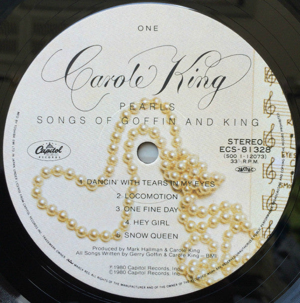 Carole King - Pearls Songs Of Goffin And King (Vinyl, LP, Album) Very Good Plus (VG+) / Very Good (VG)