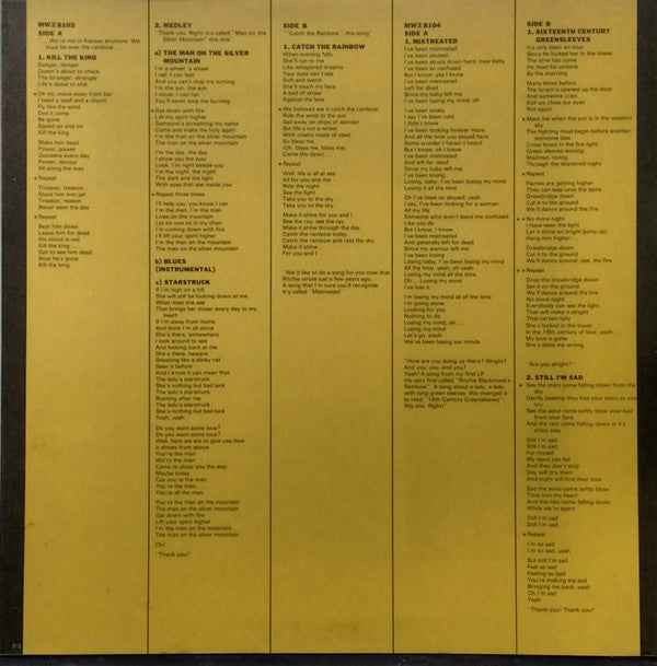 Rainbow - On Stage (Vinyl, LP, Album)