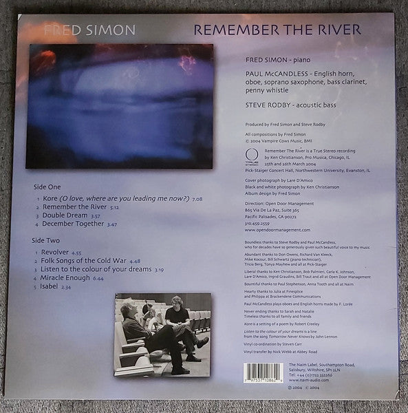 Fred Simon (3) - Remember The River (Vinyl, LP, Album) Very Good (VG) / Very Good Plus (VG+)