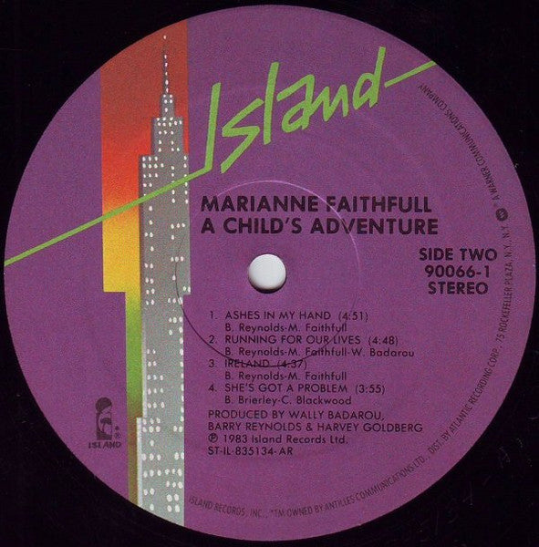 Marianne Faithfull - A Child's Adventure (Vinyl, LP, Album, Stereo) Very Good (VG) / Very Good Plus (VG+)