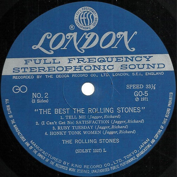 The Rolling Stones - The Best The Rolling Stones (Vinyl, LP, Album,...