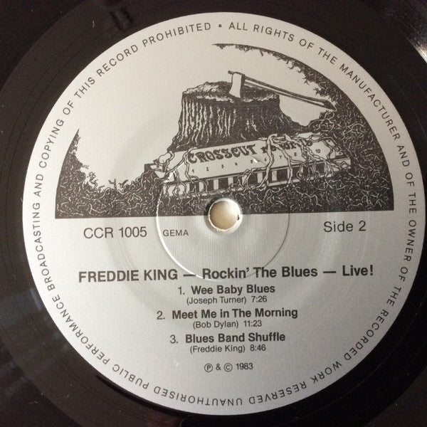 Freddie King - Rockin' The Blues - Live! (Vinyl, LP, Album, Reissue, Repress) Very Good (VG) / Very Good Plus (VG+)