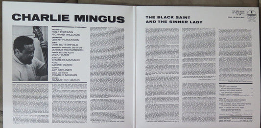 Charles Mingus - The Black Saint And The Sinner Lady (Vinyl, LP, Album, Reissue, Remastered, Stereo) Near Mint (NM or M-) / Near Mint (NM or M-)