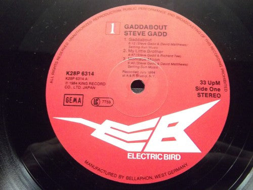 Steve Gadd - Gaddabout (Vinyl, LP, Album) Near Mint (NM or M-) / Very Good Plus (VG+)
