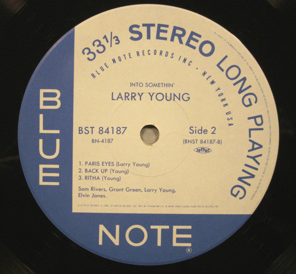 Larry Young - Into Somethin' (Vinyl, LP, Album, Stereo, Reissue, Limited Edition) Near Mint (NM or M-) / Very Good Plus (VG+)
