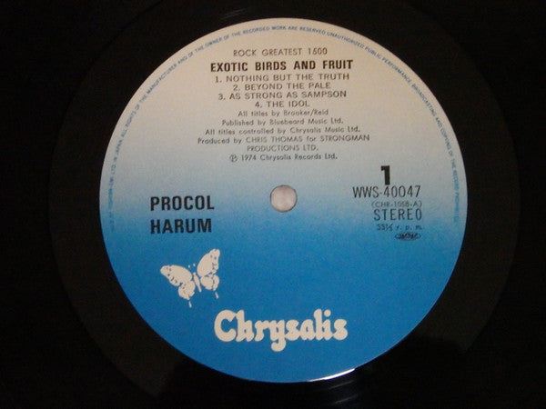 Procol Harum - Exotic Birds And Fruit (Vinyl, LP, Album, Reissue)