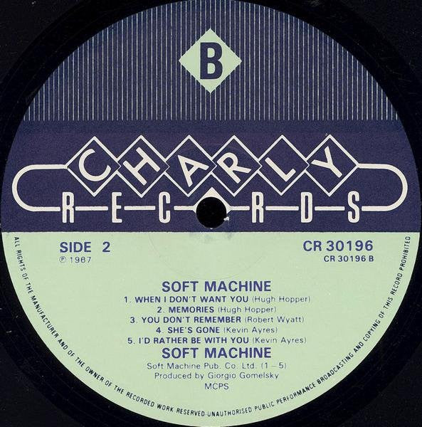 Soft Machine - Soft Machine (Vinyl, LP, Reissue) Near Mint (NM or M-) / Very Good Plus (VG+)