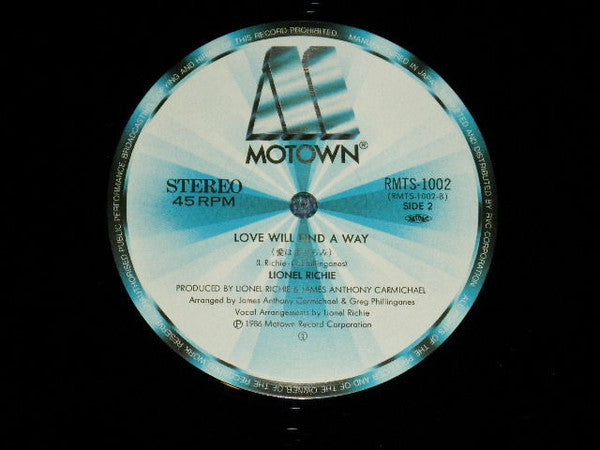 Lionel Richie - Dancing On The Ceiling (Vinyl, 12") Very Good Plus (VG+) / Very Good Plus (VG+)
