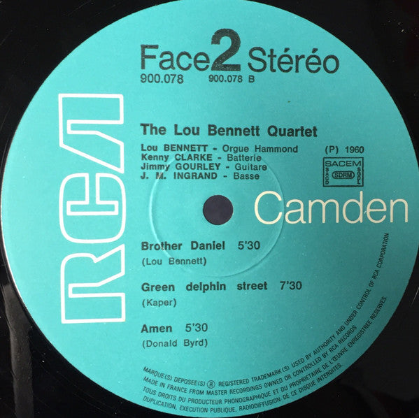 The Lou Bennett Quartet - Amen (Vinyl, LP, Reissue, Stereo) Good Plus (G+) / Good Plus (G+)