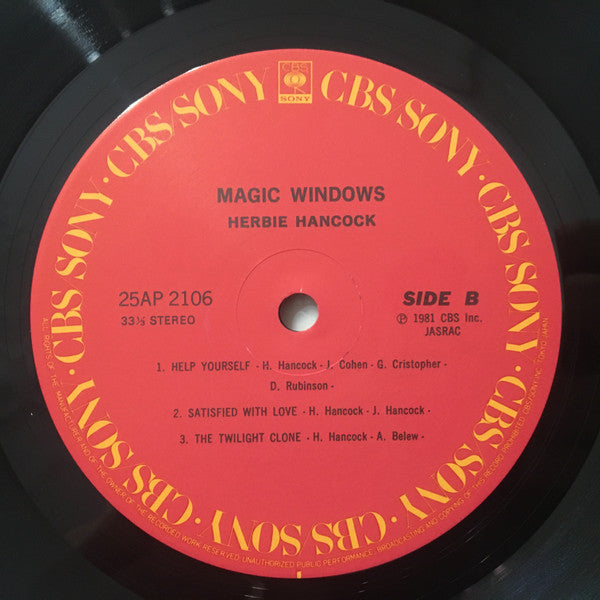 Herbie Hancock - Magic Windows (Vinyl, LP, Album)