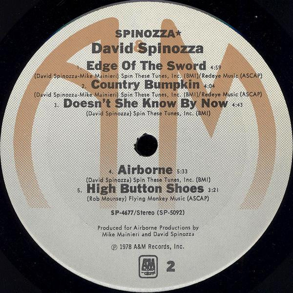 David Spinozza - Spinozza (Vinyl, LP, Album) Very Good Plus (VG+) / Good Plus (G+)