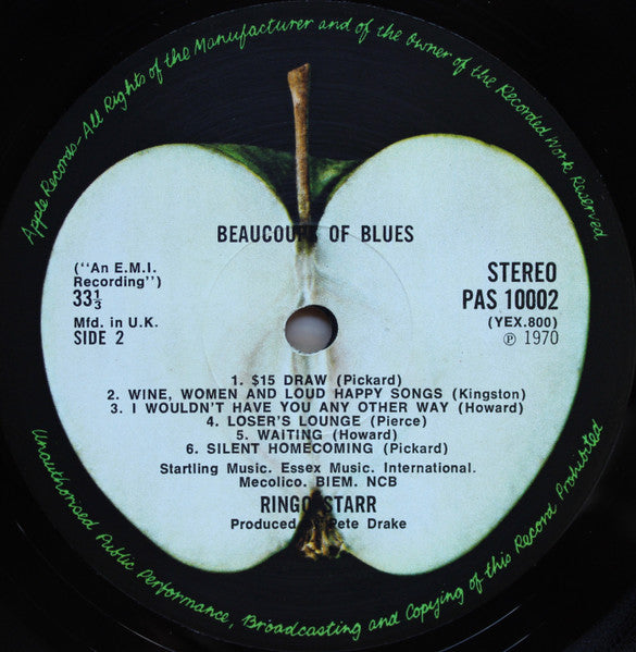 Ringo Starr - Beaucoups Of Blues (Vinyl, LP, Album) Very Good Plus (VG+) / Very Good Plus (VG+)
