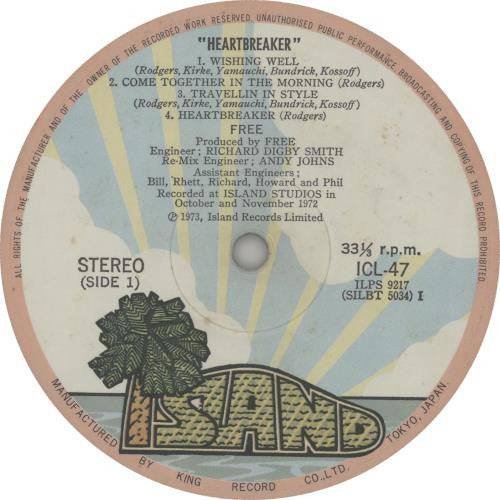 Free - Heartbreaker (Vinyl, LP, Album)
