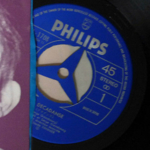 Jane Birkin - デカダンス (Vinyl, 7", 45 RPM, Stereo) Very Good (VG) / Very Good Plus (VG+)