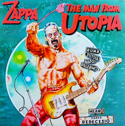 Frank Zappa - The Man From Utopia = ハエ・ハエ・カ・カ・カ・ザッパ・パ! (Vinyl, LP, Album) Very Good Plus (VG+) / Very Good Plus (VG+)