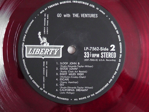 The Ventures - Go With The Ventures (Vinyl, LP, Album, Stereo)