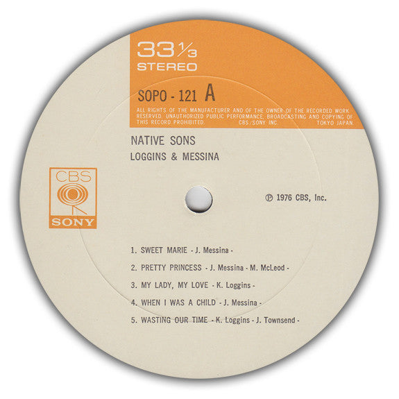 Loggins And Messina - Native Sons (Vinyl, LP, Album)