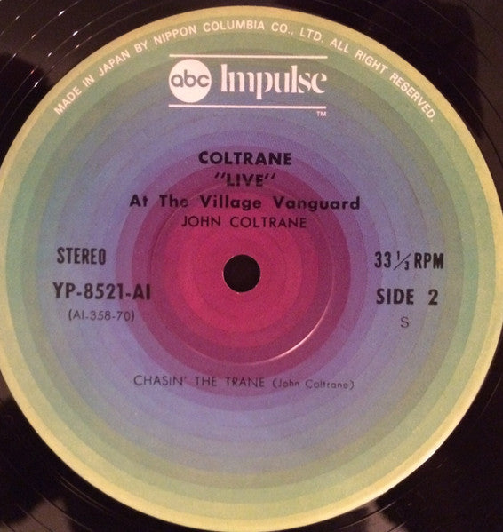 John Coltrane - "Live" At The Village Vanguard (Vinyl, LP, Album, R...
