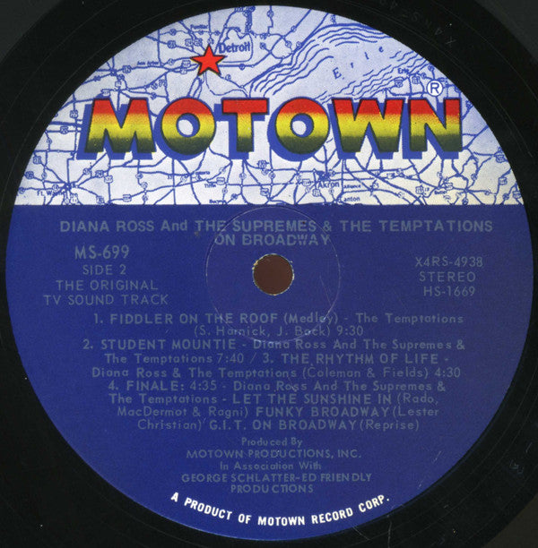 The Supremes - On Broadway (Vinyl, LP, Album) Near Mint (NM or M-) / Very Good (VG)