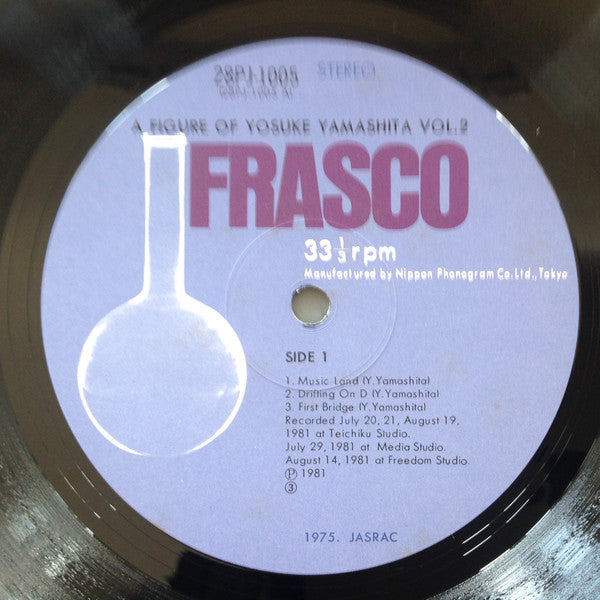Yosuke Yamashita - 寿限無 A Figure Of Yosuke Yamashita Vol. 2 = 寿限無 山下...