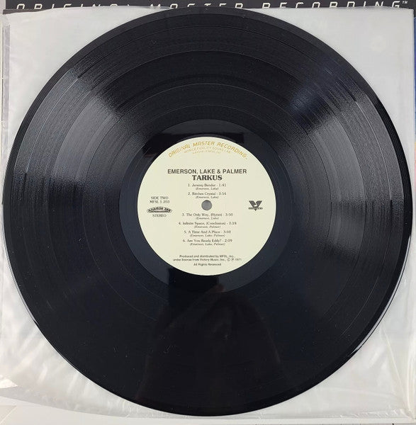 Emerson, Lake & Palmer - Tarkus (Vinyl, LP, Album, Limited Edition, Numbered, Reissue, Remastered, Stereo) Mint (M) / Mint (M)