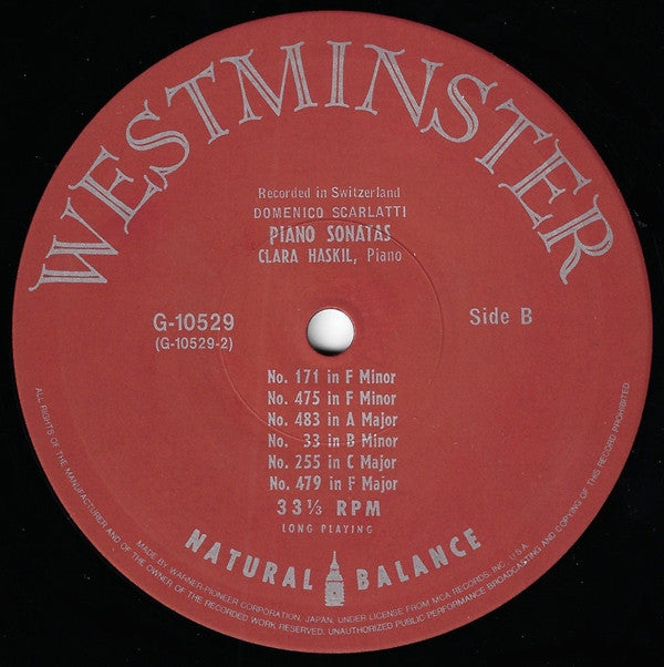 Domenico Scarlatti - 11 Sonatas (Vinyl, LP, Album, Reissue, Mono) Very Good Plus (VG+) / Near Mint (NM or M-)