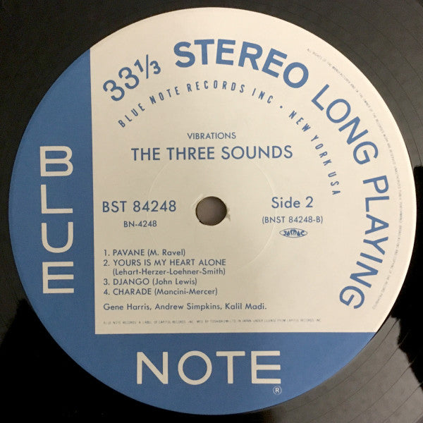 The Three Sounds - Vibrations (Vinyl, LP, Album, Limited Edition, Reissue, Stereo) Very Good Plus (VG+) / Very Good Plus (VG+)
