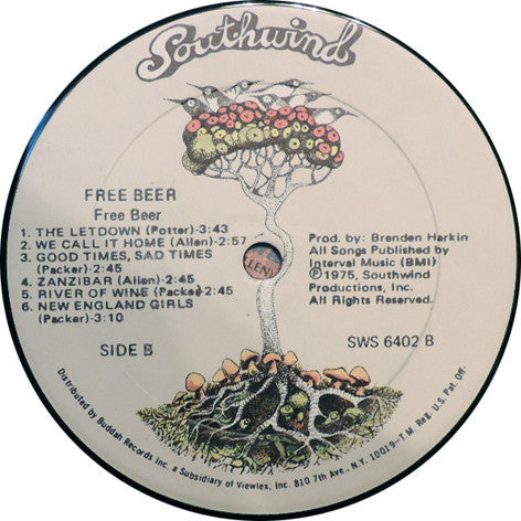 Free Beer (2) - Free Beer (Vinyl, LP, Album) Very Good Plus (VG+) / Very Good (VG)