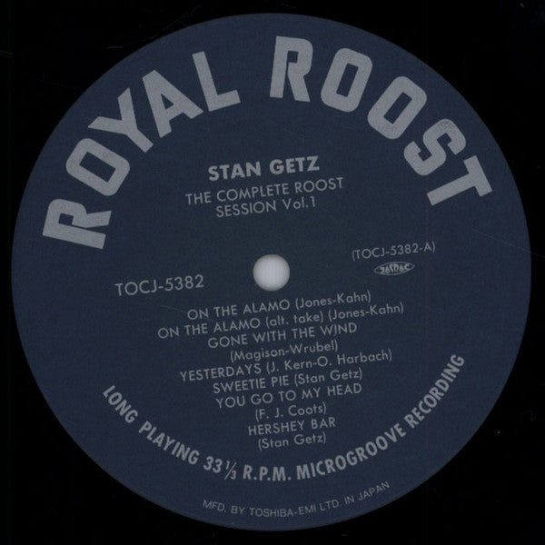 Stan Getz - The Complete Roost Session Vol. 1 (Vinyl, LP, Compilation, Limited Edition, Mono) Near Mint (NM or M-) / Very Good Plus (VG+)