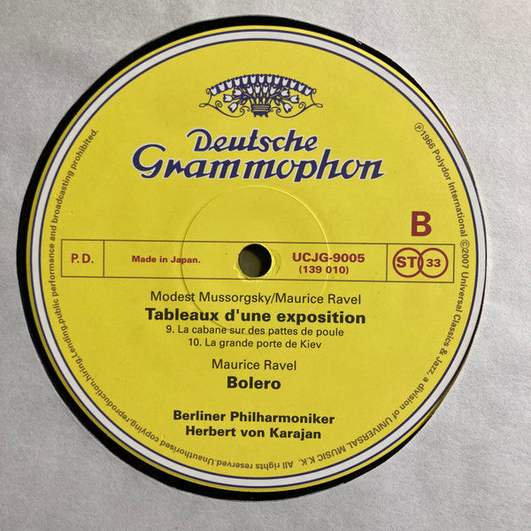 Maurice Ravel - Bolero / Pictures At An Exhibition (Vinyl, LP, Reissue, Stereo) Very Good Plus (VG+) / Near Mint (NM or M-)