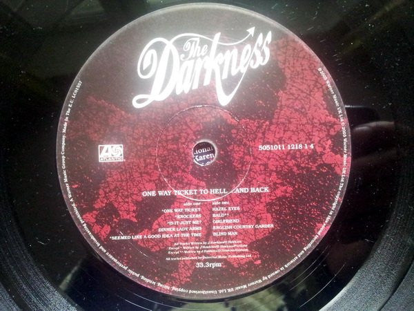 The Darkness - One Way Ticket To Hell ...And Back (Vinyl, LP, Album) Very Good Plus (VG+) / Very Good Plus (VG+)