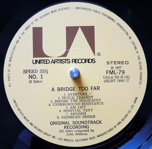 John Addison - A Bridge Too Far (Vinyl, LP)