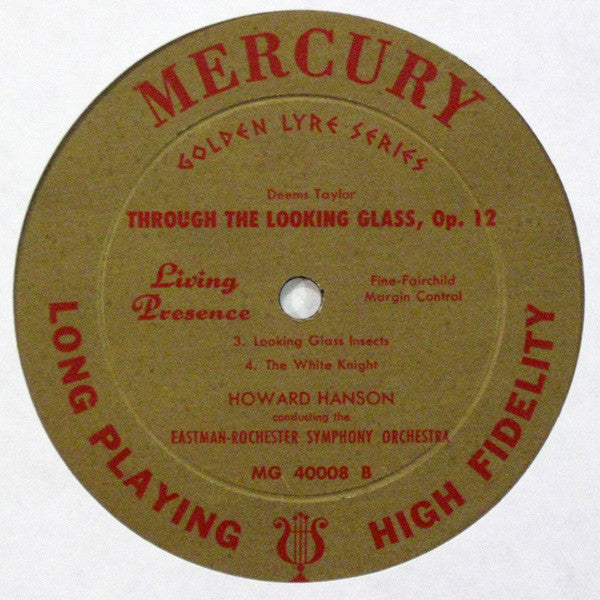 Deems Taylor - Through The Looking Glass, Op. 12 (Five Pictures From Lewis Carroll) (Vinyl, LP) Very Good Plus (VG+) / Very Good Plus (VG+)